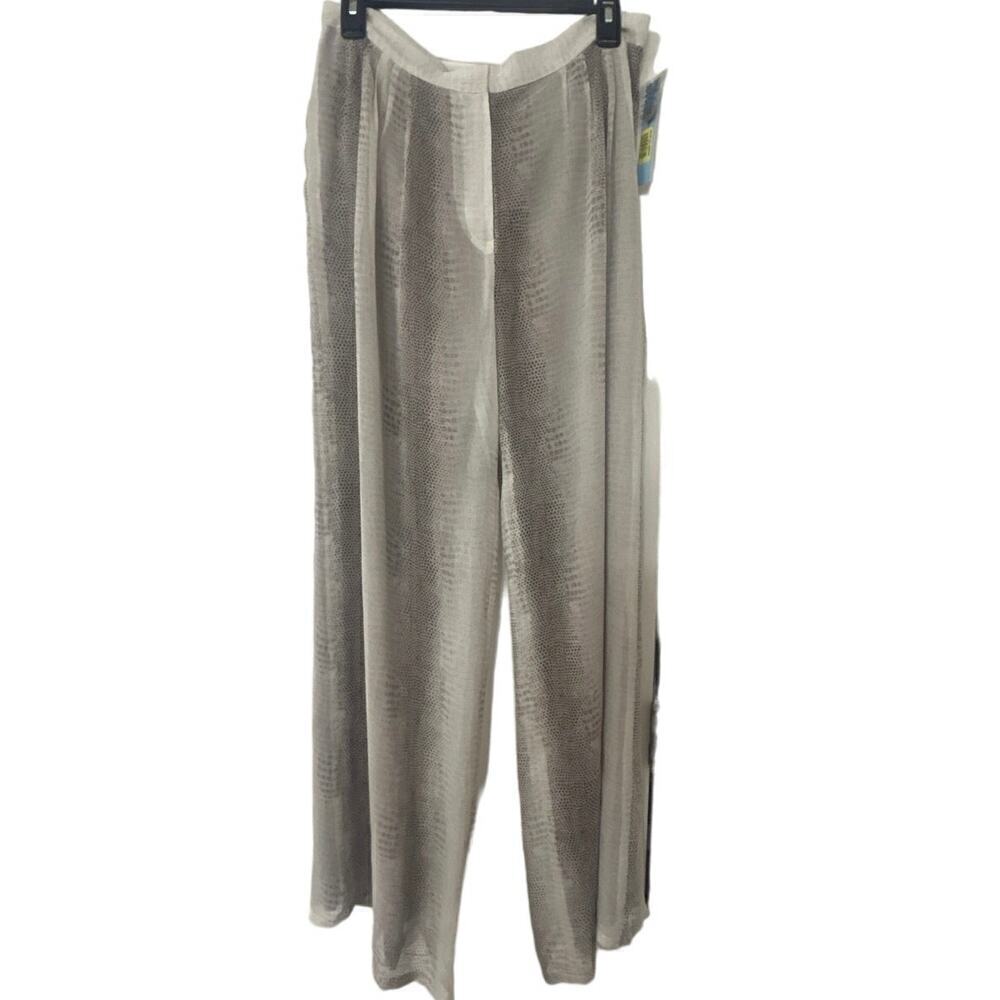 ANTONIO MELANI NWT Phadera  High Waist Wide Leg Pants Romantic Oppulence  10